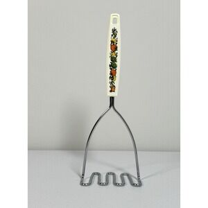 Corning Ware Spice of Life Vintage Potato Masher Kitchen Utensil MCM Retro Decor